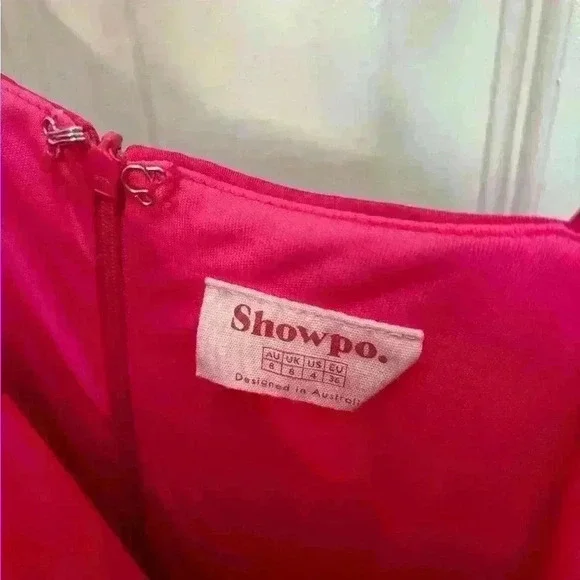 Showpo TRINAH CORSET MAXI DRESS IN PINK US4 EUC - Picture 6 of 8